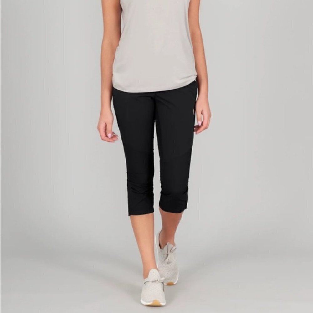 Indygena Black Fos Capri Pants size S